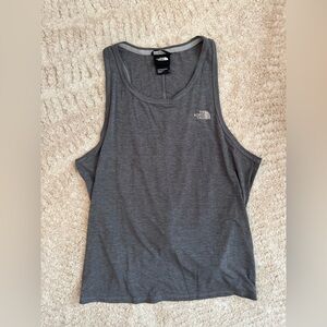 The North Face gray tank size L in EUC!!